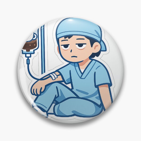 Item preview, Tired Nurse Coffee IV Drip Funny Healthcare designed and sold by AutoInkCo.