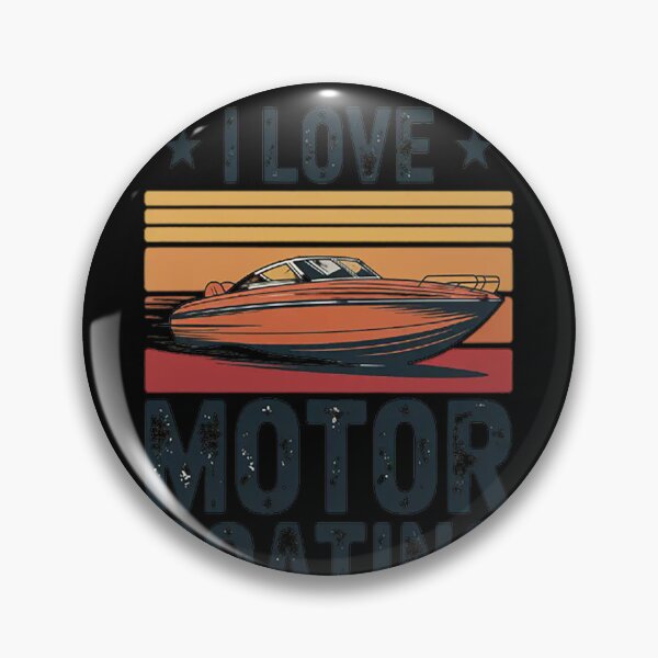 Item preview, I Love Motor-Boating Motorboating Boat Captain Dad designed and sold by kakashinn.