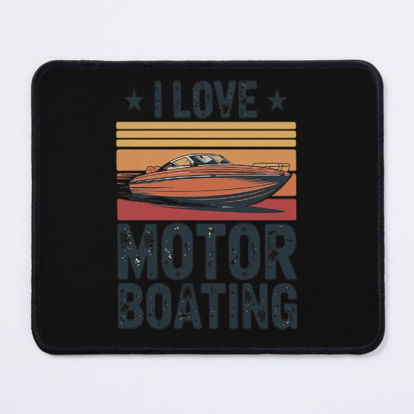 Item preview, I Love Motor-Boating Motorboating Boat Captain Dad designed and sold by kakashinn.