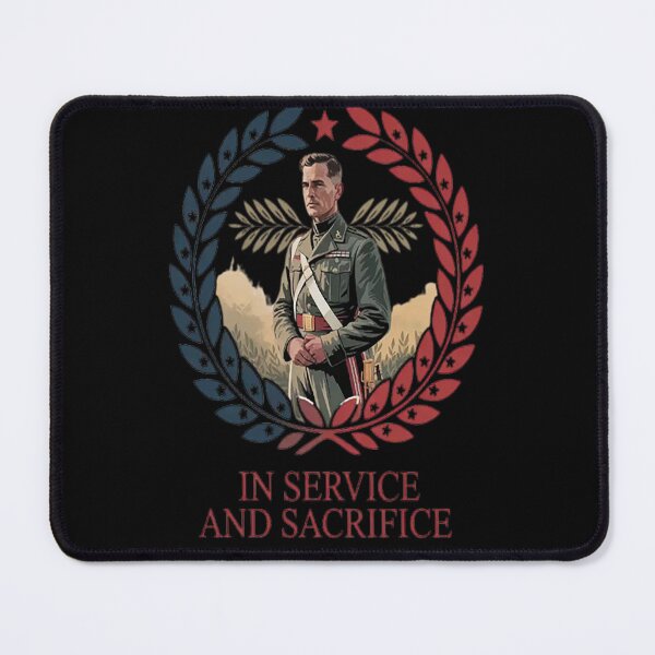 Item preview, In Service And Sacrifice Honor Heroes Among Us Jesus Inspires designed and sold by brinbotty.