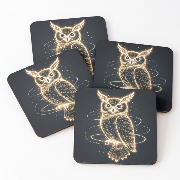 Item preview, Golden Mystic Patronus Owl  designed and sold by Everdreeam.