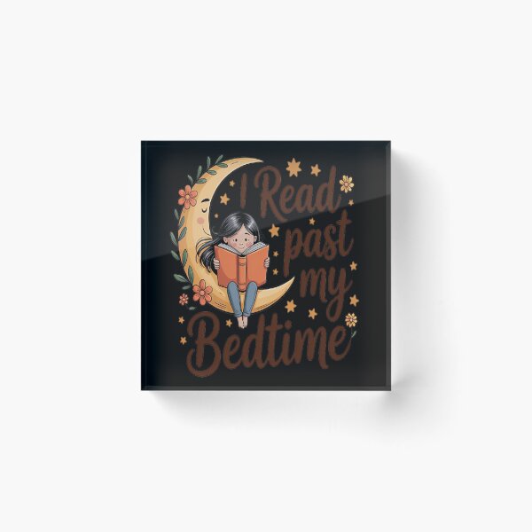 Item preview, In The Moonlight I Read Past My Bedtime designed and sold by brinbotty.