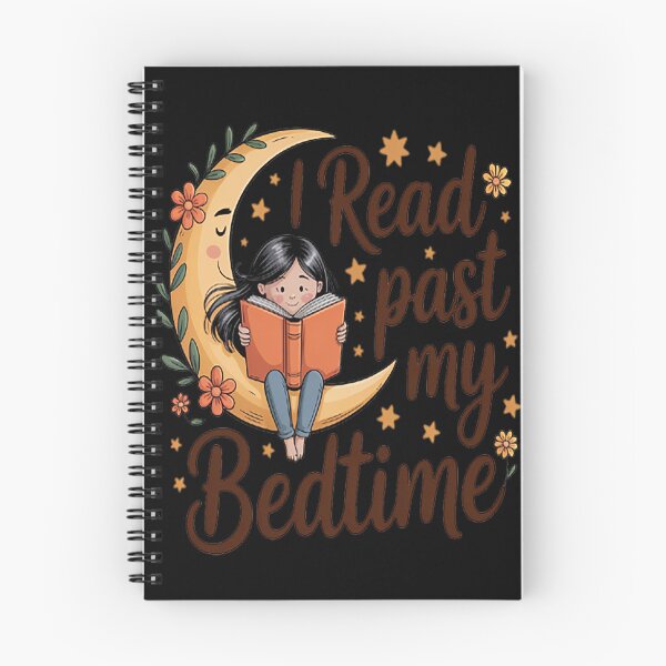 Item preview, In The Moonlight I Read Past My Bedtime designed and sold by brinbotty.