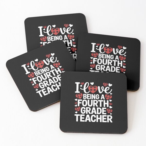 Item preview, I Love Being A Fourth Grade Teacher Funny Valentine's Day designed and sold by RonnasJackson.