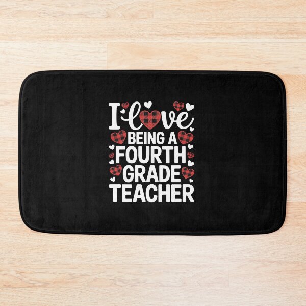 Item preview, I Love Being A Fourth Grade Teacher Funny Valentine's Day designed and sold by RonnasJackson.