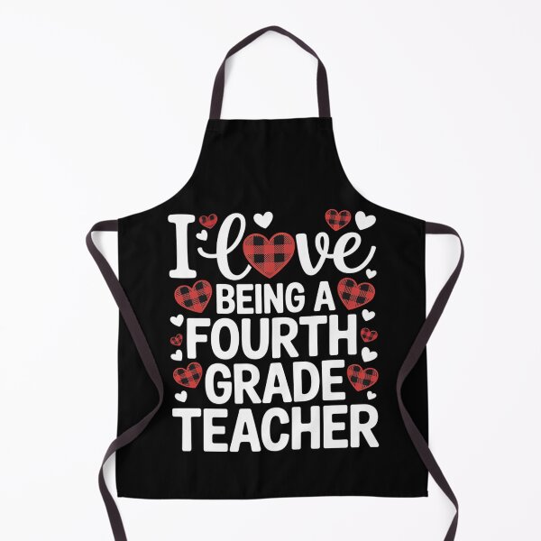 Item preview, I Love Being A Fourth Grade Teacher Funny Valentine's Day designed and sold by RonnasJackson.