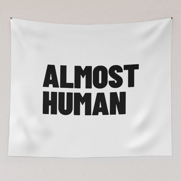 Item preview, Almost Human Sarcastic Introvert Typography designed and sold by MotionBanana Art.