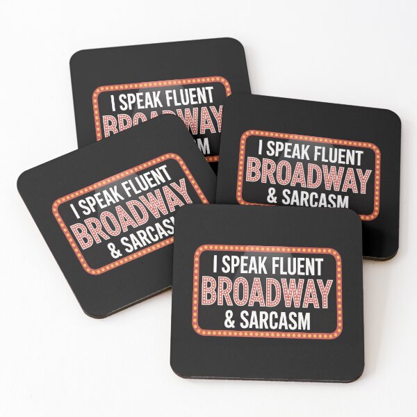 Item preview, I Speak Fluent Broadway and Sarcasm Theatre designed and sold by kakashinn.