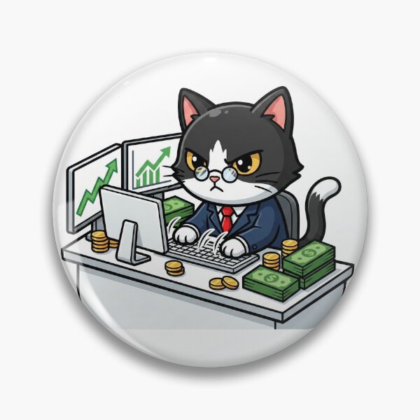 Item preview, Kawaii Business Cat designed and sold by Inna Myrien.