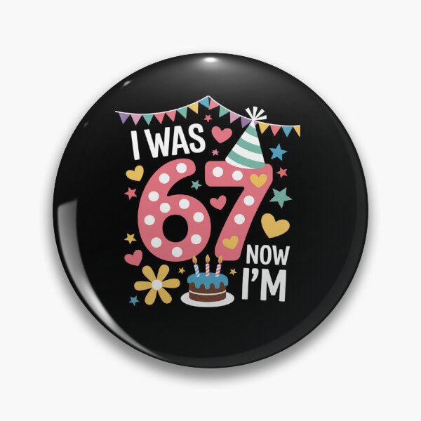 Item preview, I was 6 Now I'm 7 Pink Polka Dot Seven Birthday Girl Party designed and sold by RonnasJackson.