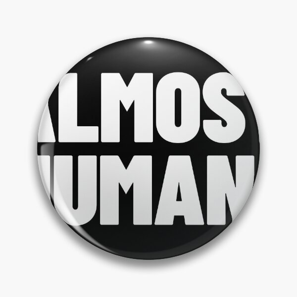 Item preview, Almost Human Sarcastic Introvert Typography (white) designed and sold by MotionBanana Art.