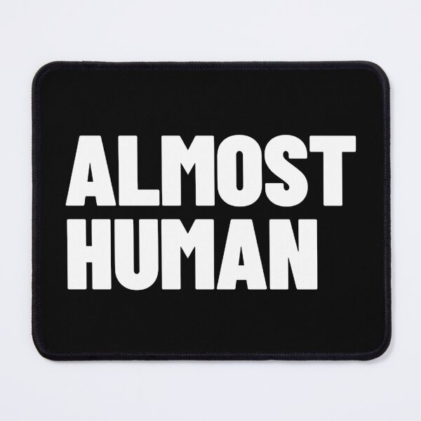 Item preview, Almost Human Sarcastic Introvert Typography (white) designed and sold by MotionBanana Art.