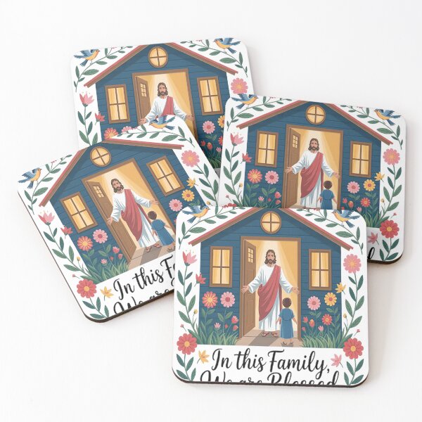 Item preview, In This Family We Are Blessed A Warm Welcome Home Christian Faith designed and sold by brinbotty.