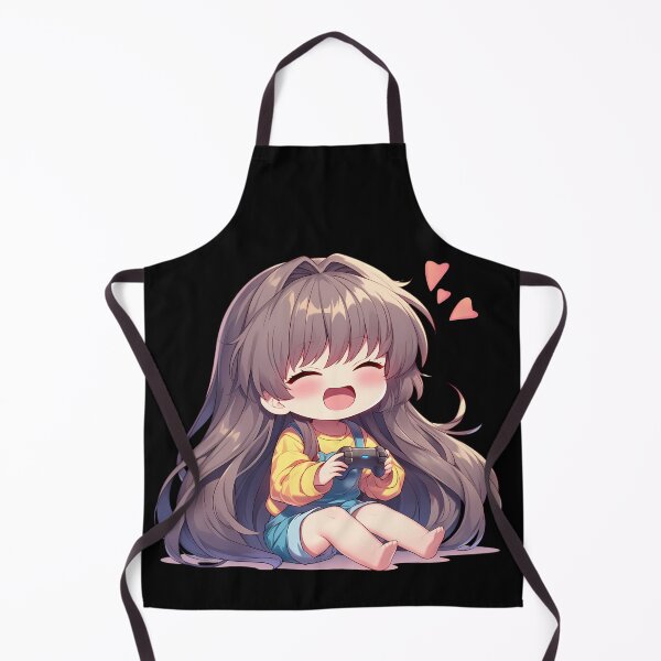 Item preview, Tomoyo Sakagami Clannad Cute Chibi Anime Girl Playing Video Game designed and sold by earlobejerk.