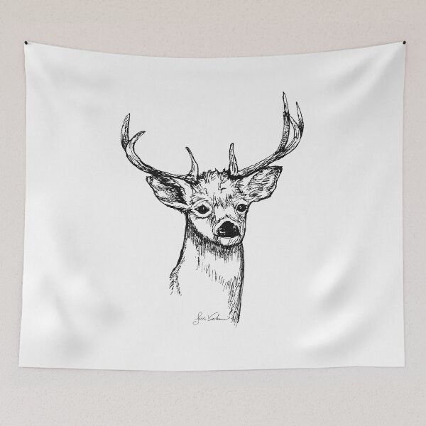 Item preview, Buck Deer Head designed and sold by Imagine Bee Studio.