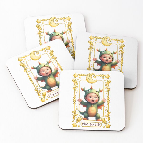Item preview, Whimsical 3D Baby Dragon Tarot - The "Spark" Card Tarot Style designed and sold by dcohea.