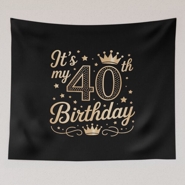 Item preview, It's My 40 Year Old Birthday Party 40th B-Day Matching designed and sold by RonnasJackson.