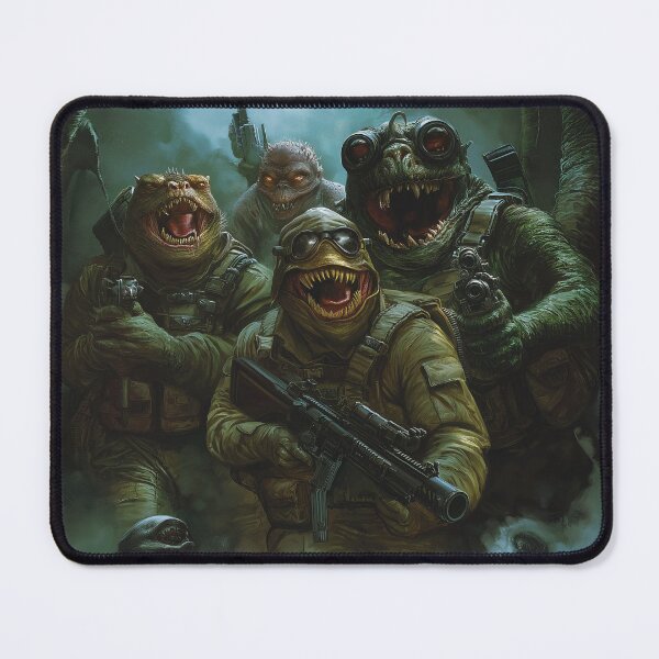Item preview, Lizard Commando Squad – Shadow Beasts Military designed and sold by TechDreamscapes.