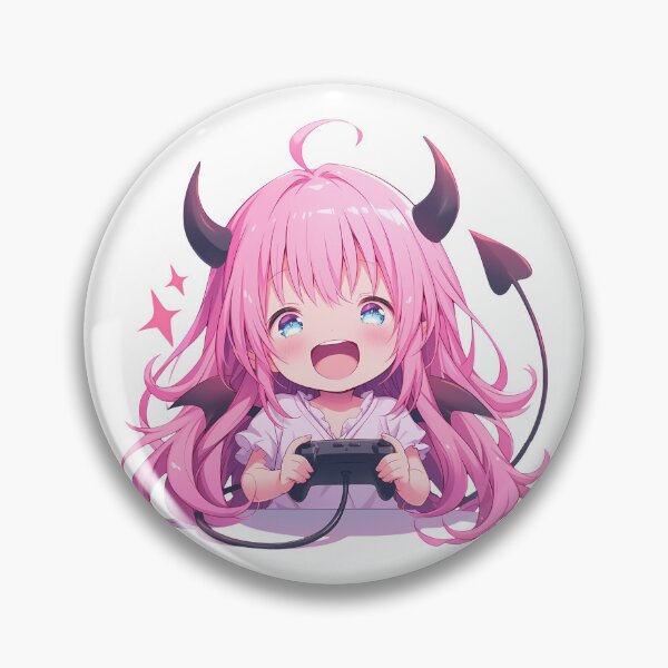 Item preview, Lala Satalin Deviluke To Love Ru Cute Chibi Anime Girl Playing Video Game designed and sold by earlobejerk.