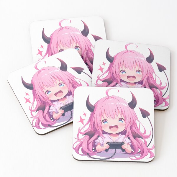 Artikelvorschau, Lala Satalin Deviluke To Love Ru Niedliches Chibi-Anime-Mädchen spielt Videospiel entworfen und verkauft von earlobejerk.