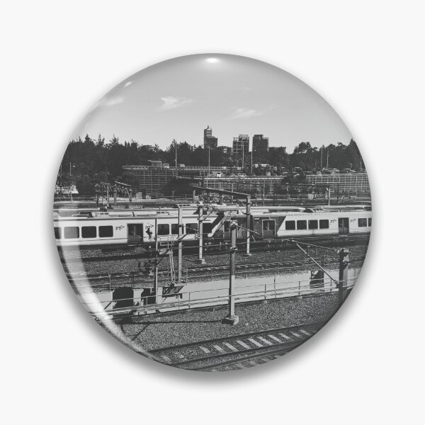 Item preview, Melbourne Trains outside Flinders Street Station designed and sold by GetFlicked.