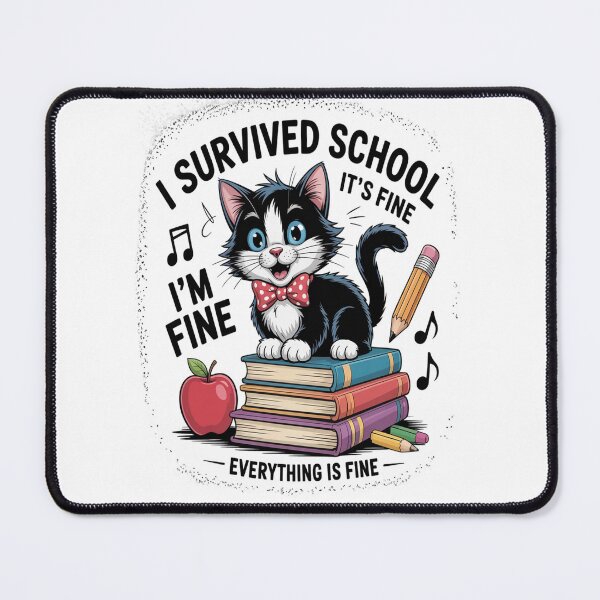 Item preview, I Survived School it's fine i'm Fine Everythings is fine 1 designed and sold by kakashinn.