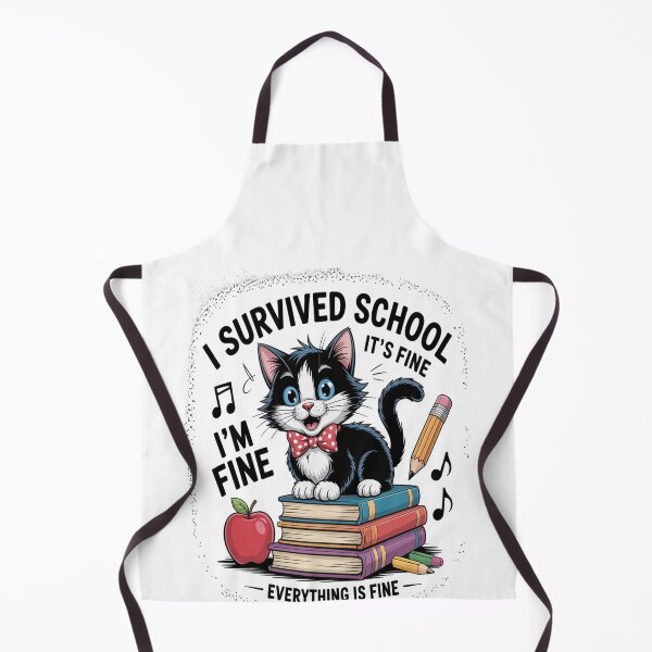 Item preview, I Survived School it's fine i'm Fine Everythings is fine 1 designed and sold by kakashinn.