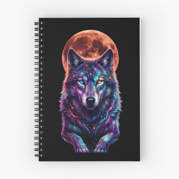 Item preview, Cosmic Wolf Galaxy Portrait — Wolf Lover Gift designed and sold by Zippy Creation.