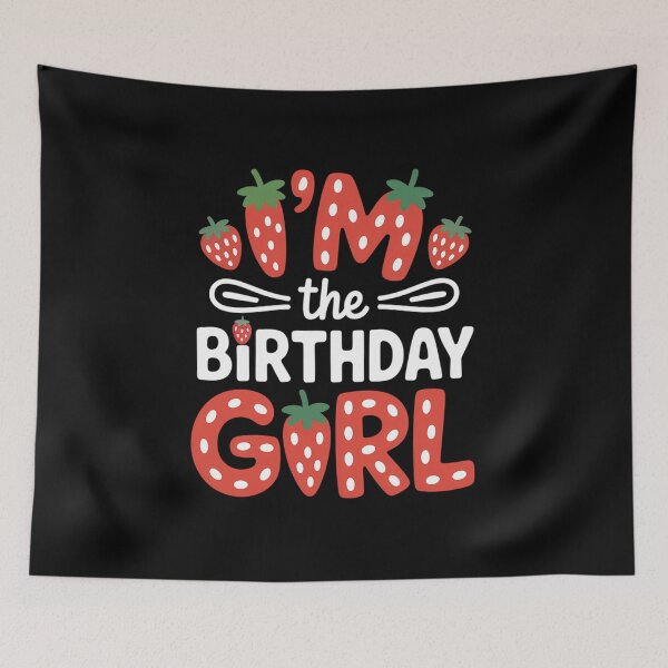 Item preview, I'm The Berry First Birthday Girl Strawberry designed and sold by RonnasJackson.