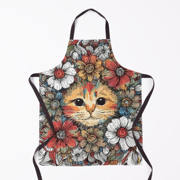 Item preview, Boho Mandala Cat Illustration | Floral Tribal Cat Art | Vintage Ethnic Animal Design designed and sold by Anime9122.