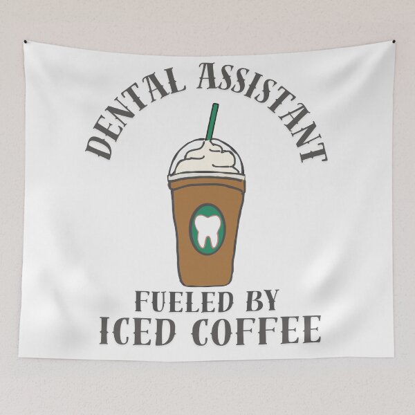 Item preview, Dental assistant fueled by iced coffee designed and sold by TaraPen.