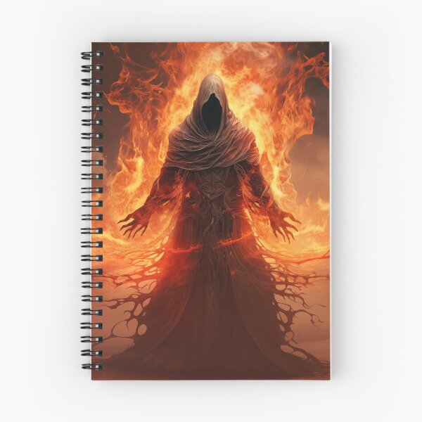 Item preview, Fire Elemental Hood – Surreal Flame Guardian designed and sold by TechDreamscapes.