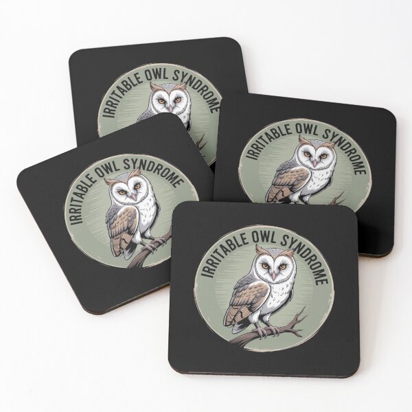 Item preview, Irritable Owl Syndrome - Barn Owl Design designed and sold by Peter Stawicki.