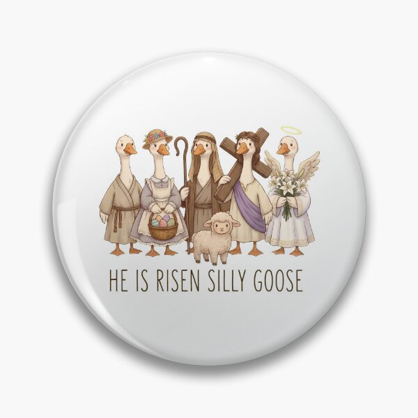 Item preview, He Is Risen Silly Goose Easter Parade designed and sold by OlyvieArt.