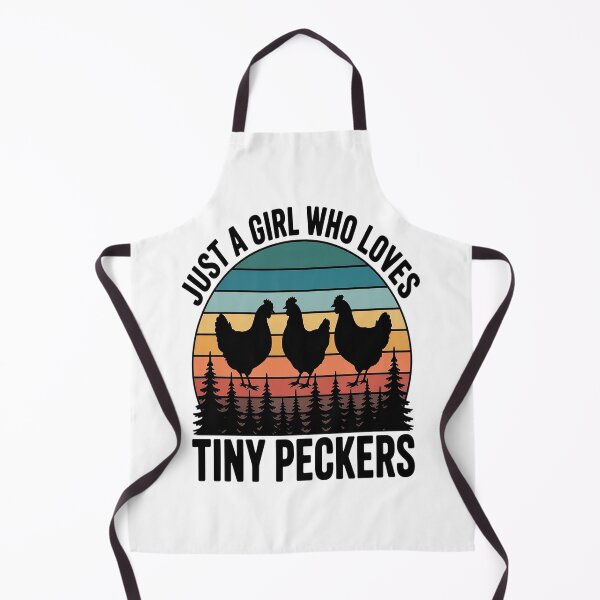 Item preview, Just A Girl Who Loves Tiny Peckers Chicken Farmer Joke designed and sold by brinbotty.