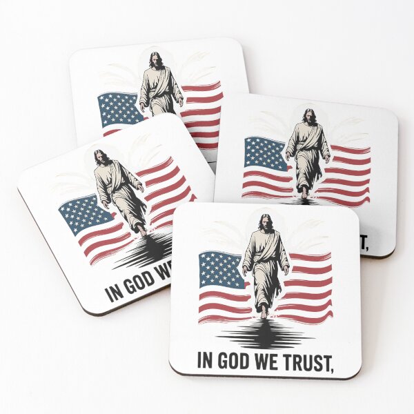 Item preview, In God We Trust Walk With Faith Jesus Patriotism designed and sold by kakashinn.