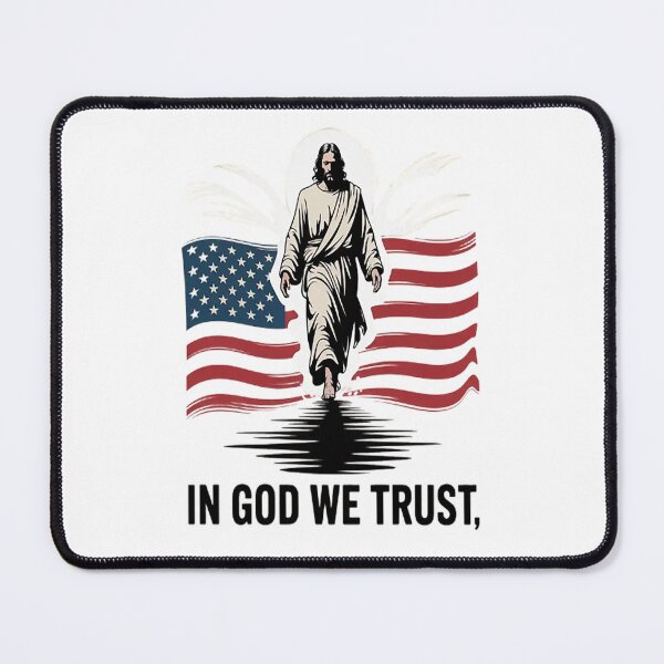 Item preview, In God We Trust Walk With Faith Jesus Patriotism designed and sold by kakashinn.