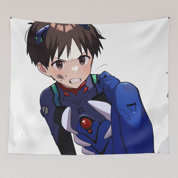 Item preview, Shinji Ikari Neon Genesis Evangelion Eva Pilot Focus designed and sold by TanglenRabbit.