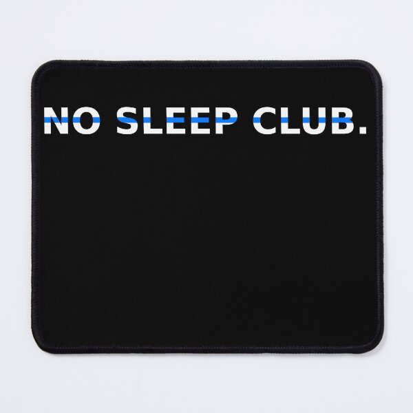 Item preview, No Sleep Club Mini – Thin Blue Line | Little sleep, full commitment designed and sold by Lineforge by BehrfectMoments.