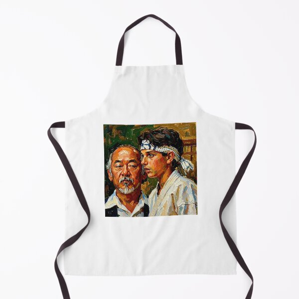Item preview, The Bond Of Balance Miyagi  Daniel-San Heavy Impasto Portrait  designed and sold by SpeedT-shirts.