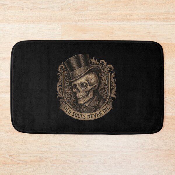 Item preview, Old Souls Never Die Skulls – Skull Art, Gothic Skulls, Sugar Skulls, Skull Tattoos & Skeleton Designs designed and sold by Typologystudios.
