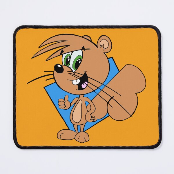 Item preview, Cute Squirrel Scooter the Squirrel Cartoon Fun Pose designed and sold by CozyCritters8.