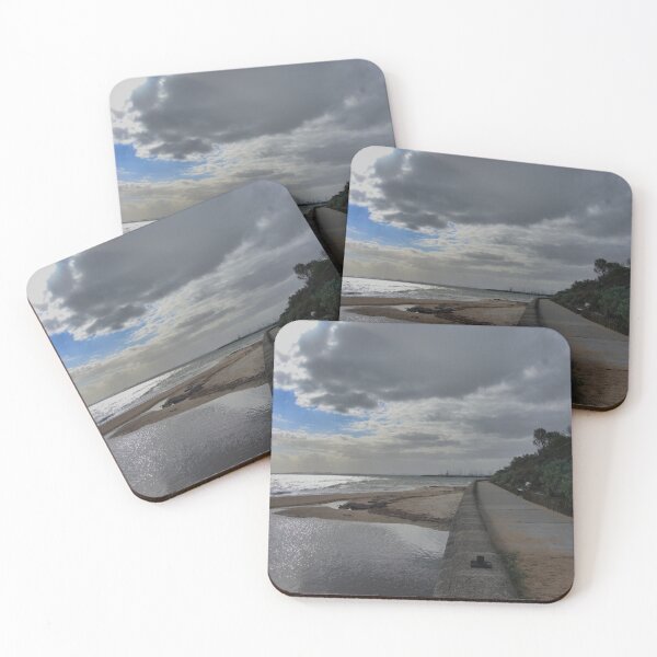 Item preview, Brighton Beach Sea Wall, Under Dramatic Stormy Sky. Port Phillip Bay,  Melbourne designed and sold by Mat Wills Photography.