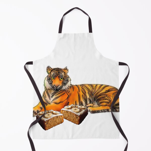 Item preview, Maple the Tiger With banana cake mukbang– Animalzandfood  designed and sold by Ashley’sAnimalz.
