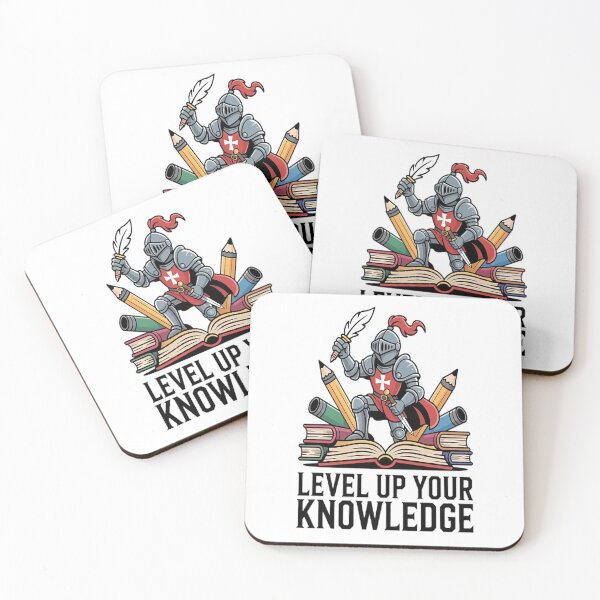 Item preview, Knightly Wisdom Level Up Your Knowledge designed and sold by gandebro.