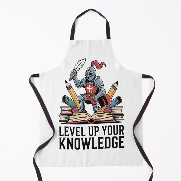 Item preview, Knightly Wisdom Level Up Your Knowledge designed and sold by gandebro.