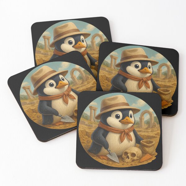 Item preview, Archaeologist Penguin designed and sold by Fort Galaxy.