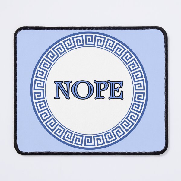 Item preview, Nope in Blue Design designed and sold by chucktownjax.