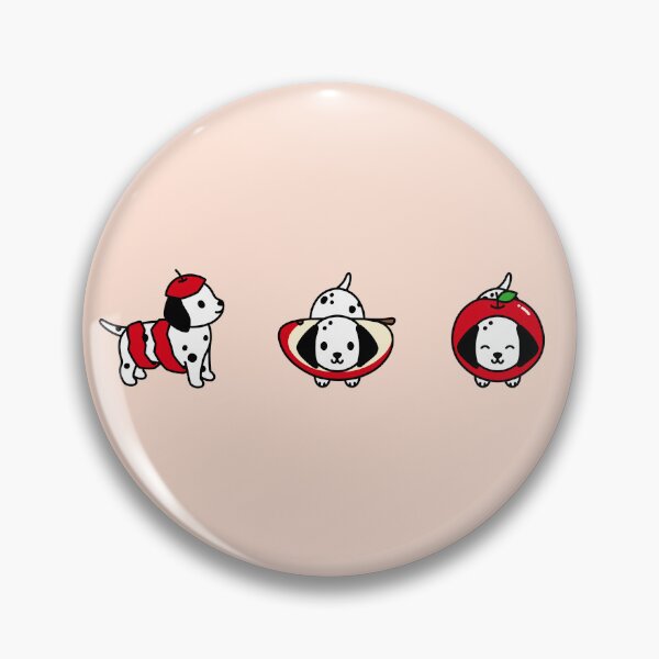 Item preview, Apple Dalmatians designed and sold by littlemandyart.