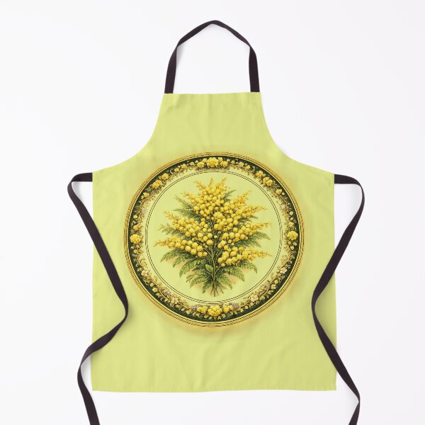 Item preview, Acacia Sunshine – Golden Whisper Botanical Circle Design designed and sold by TheJoyfulPen.